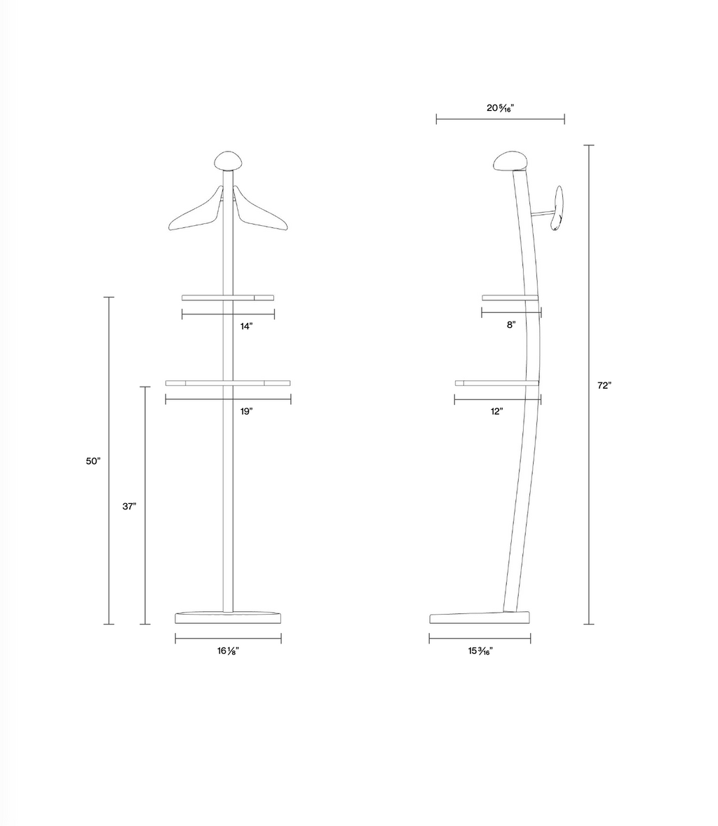 Handmade Clothing Valet