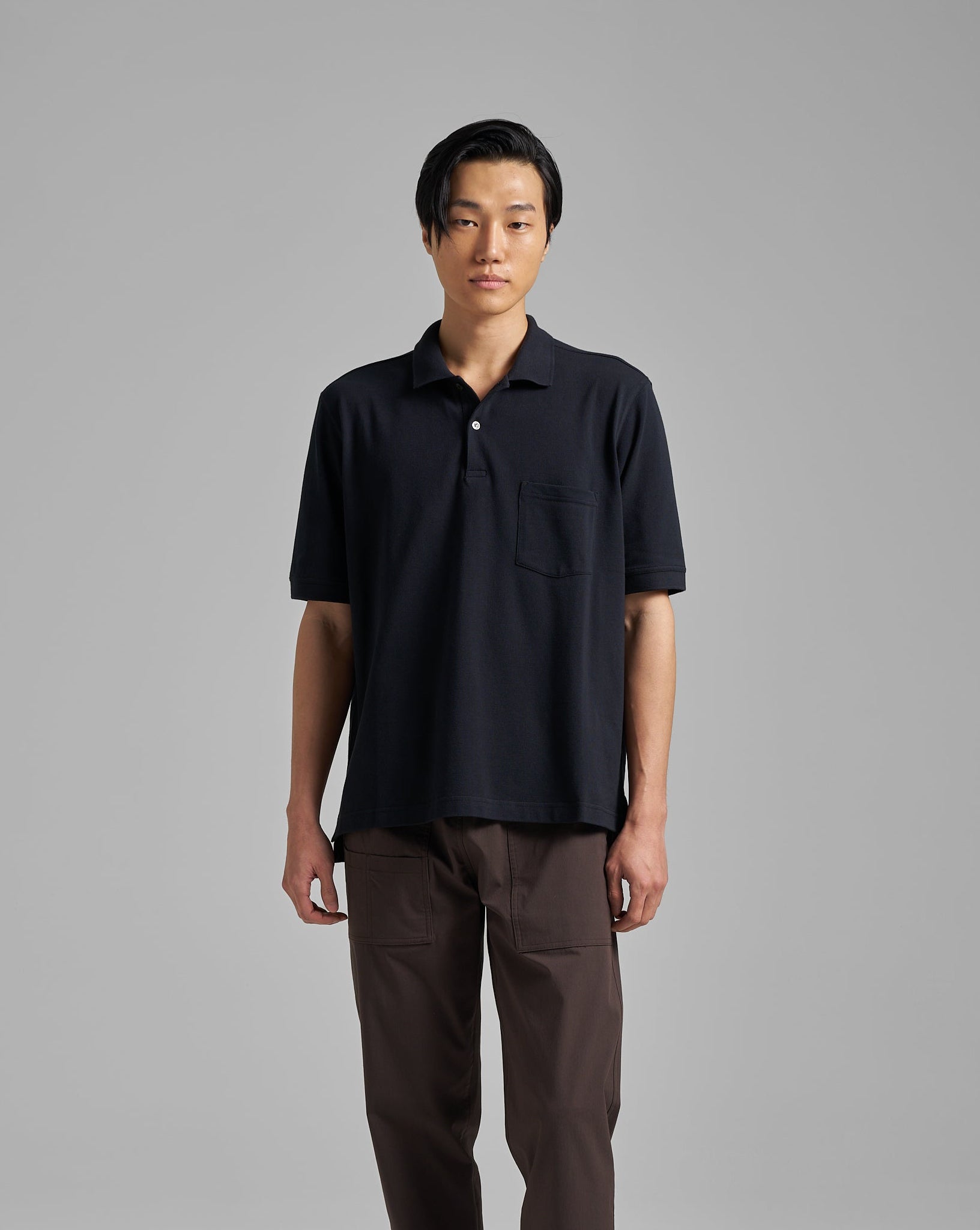 Short Sleeve Pique Pocket Polo
