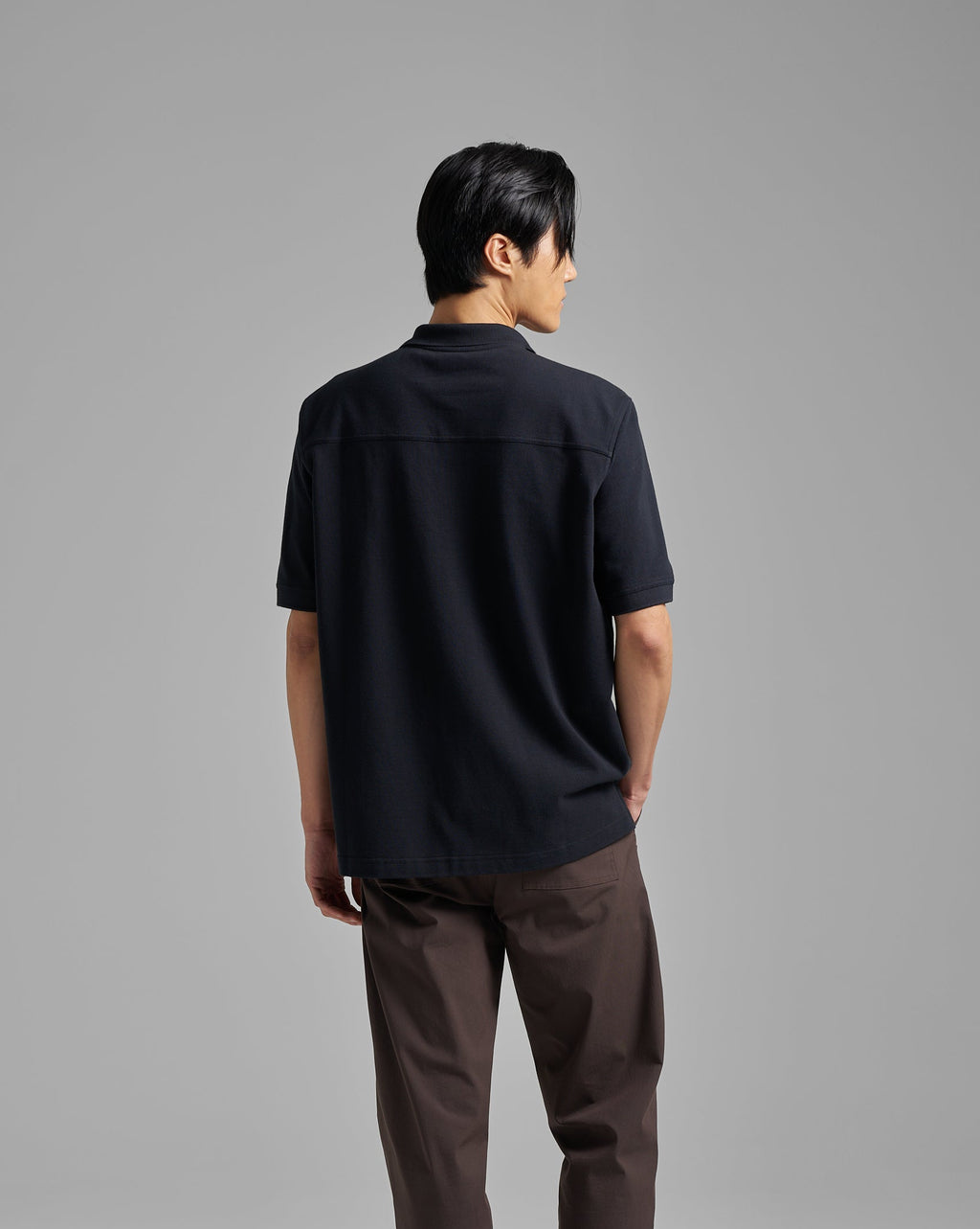 Short Sleeve Pique Pocket Polo