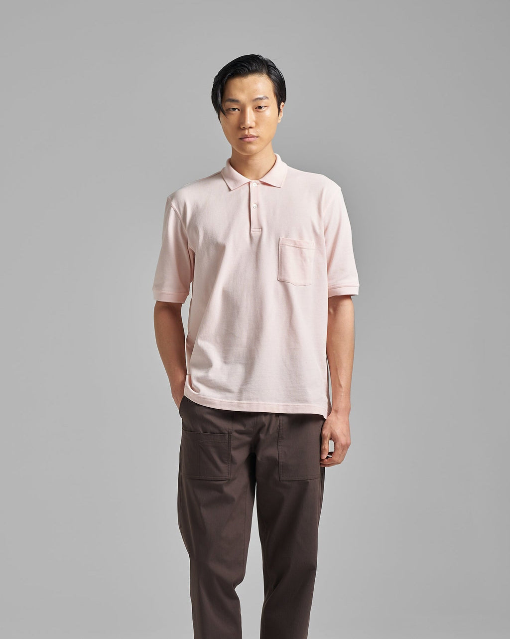 Short Sleeve Pique Pocket Polo