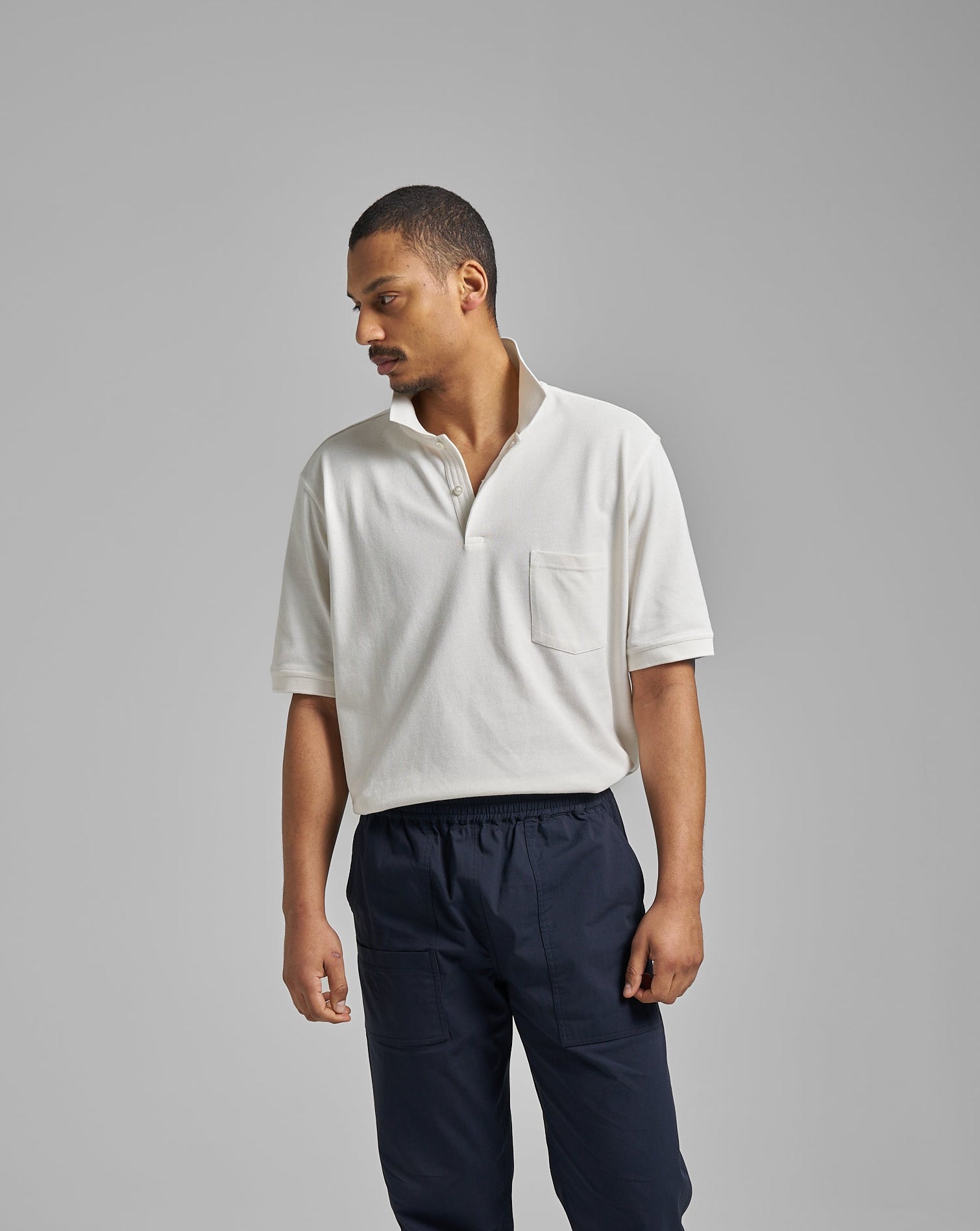 Short Sleeve Pique Pocket Polo