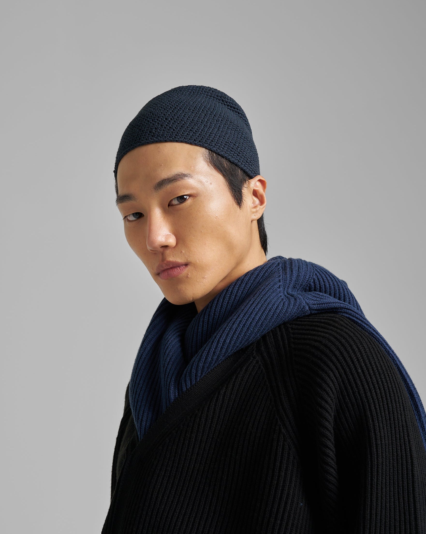 Tech Cotton Crochet Beanie