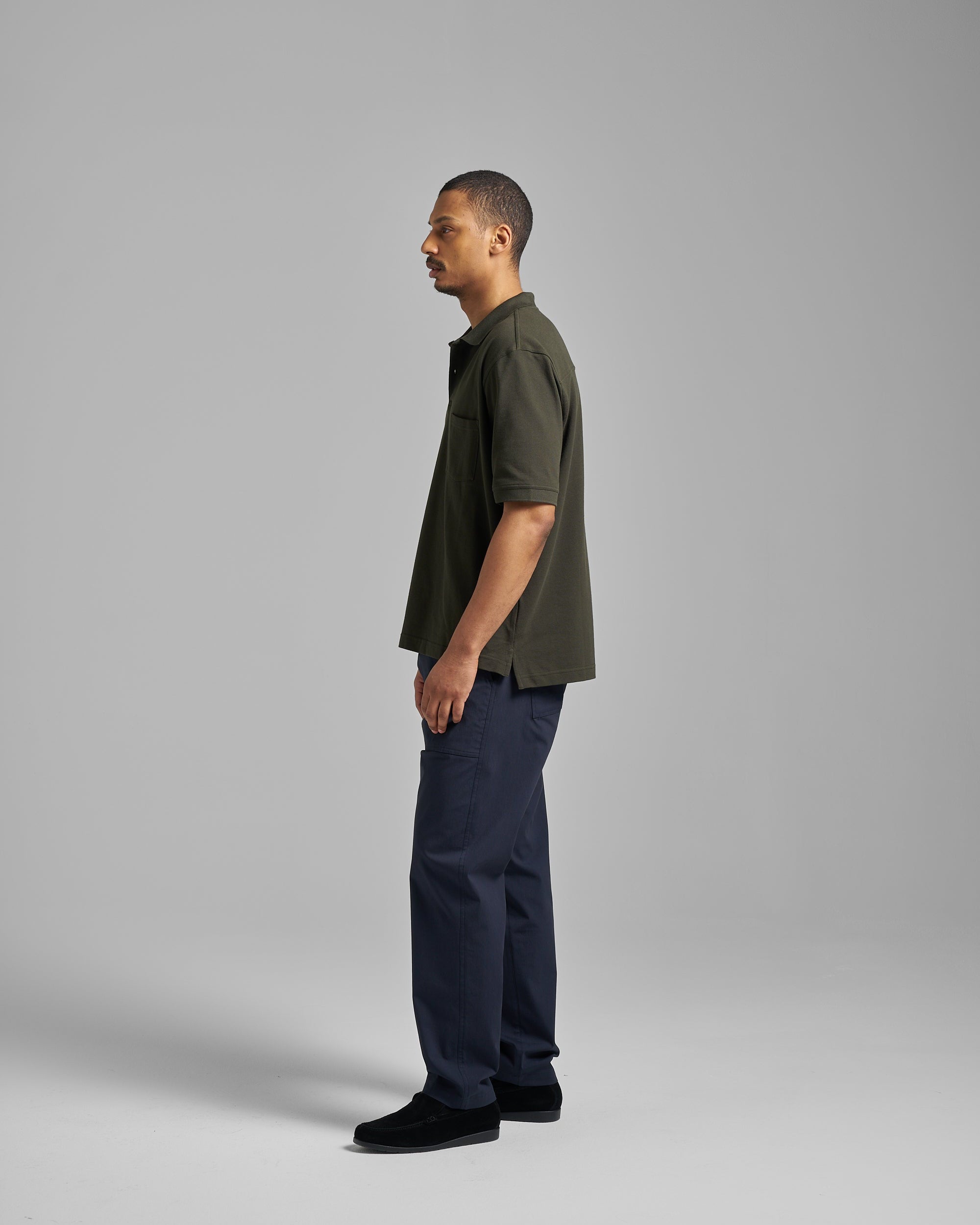 Short Sleeve Pique Pocket Polo