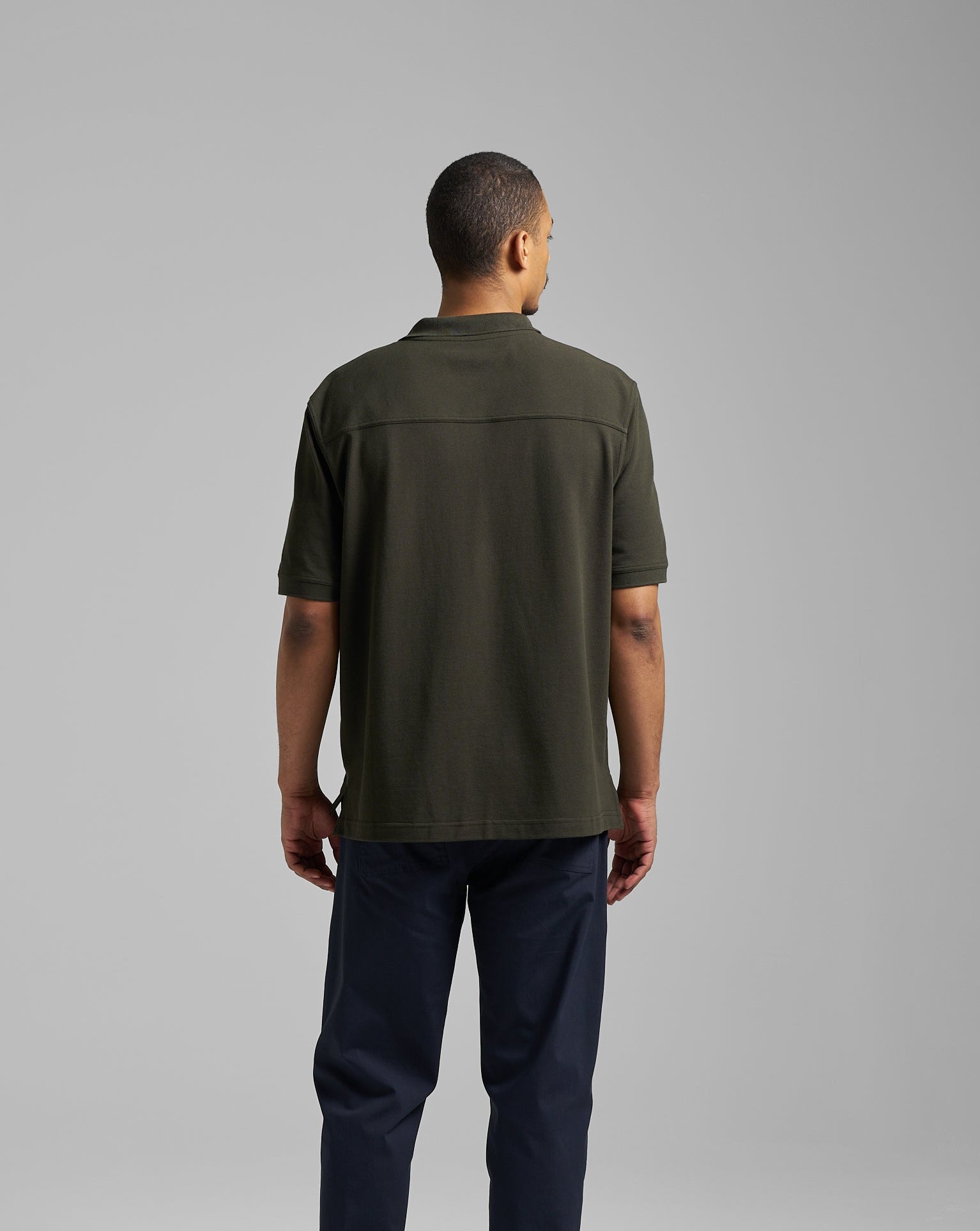 Short Sleeve Pique Pocket Polo