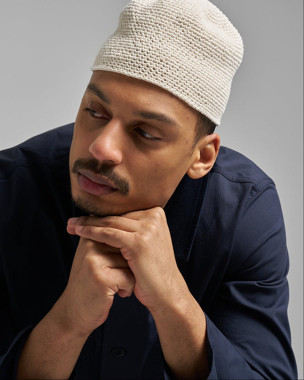 Tech Cotton Crochet Beanie