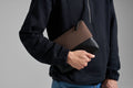 Canvas & Leather Zip pouch