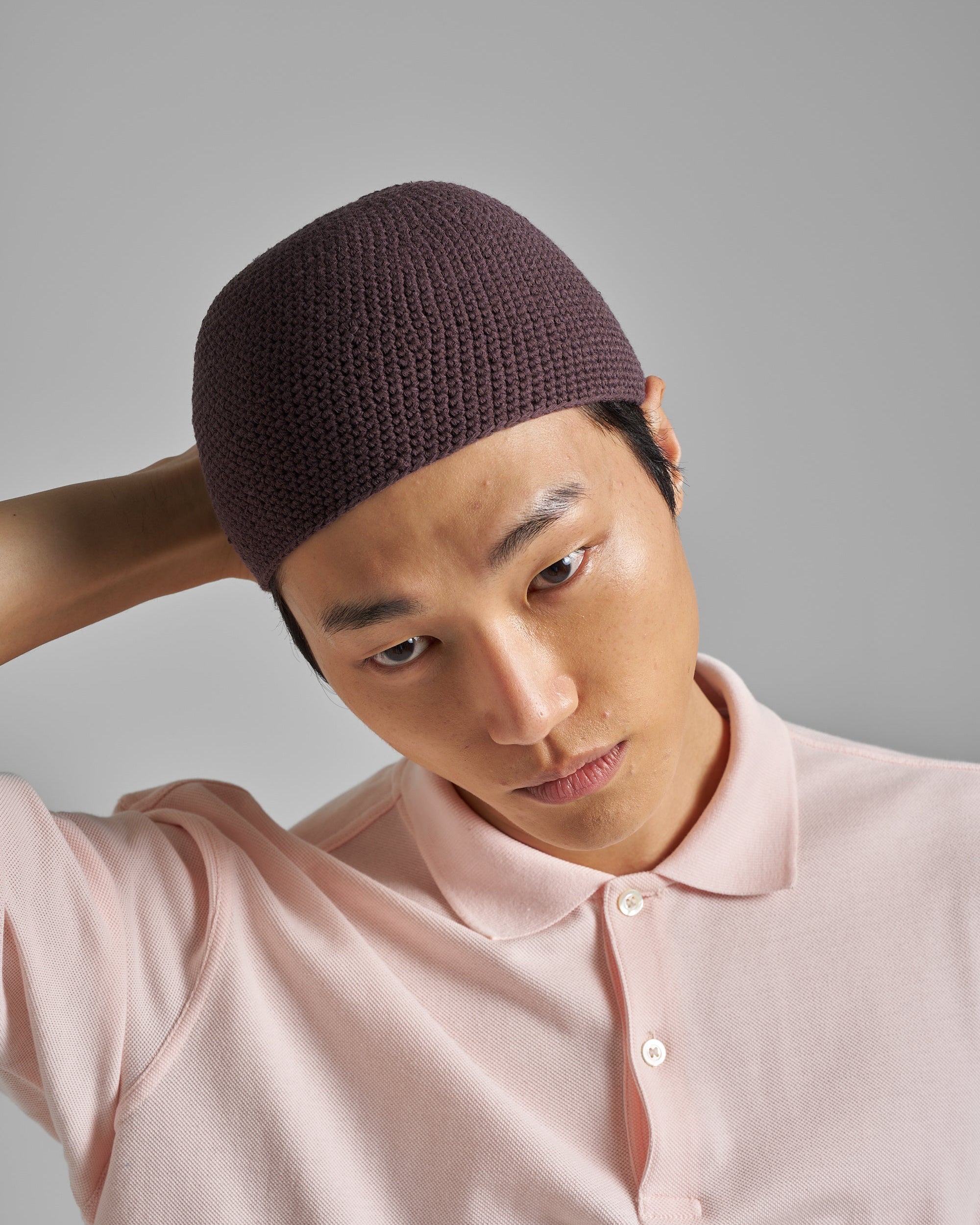 Tech Cotton Crochet Beanie
