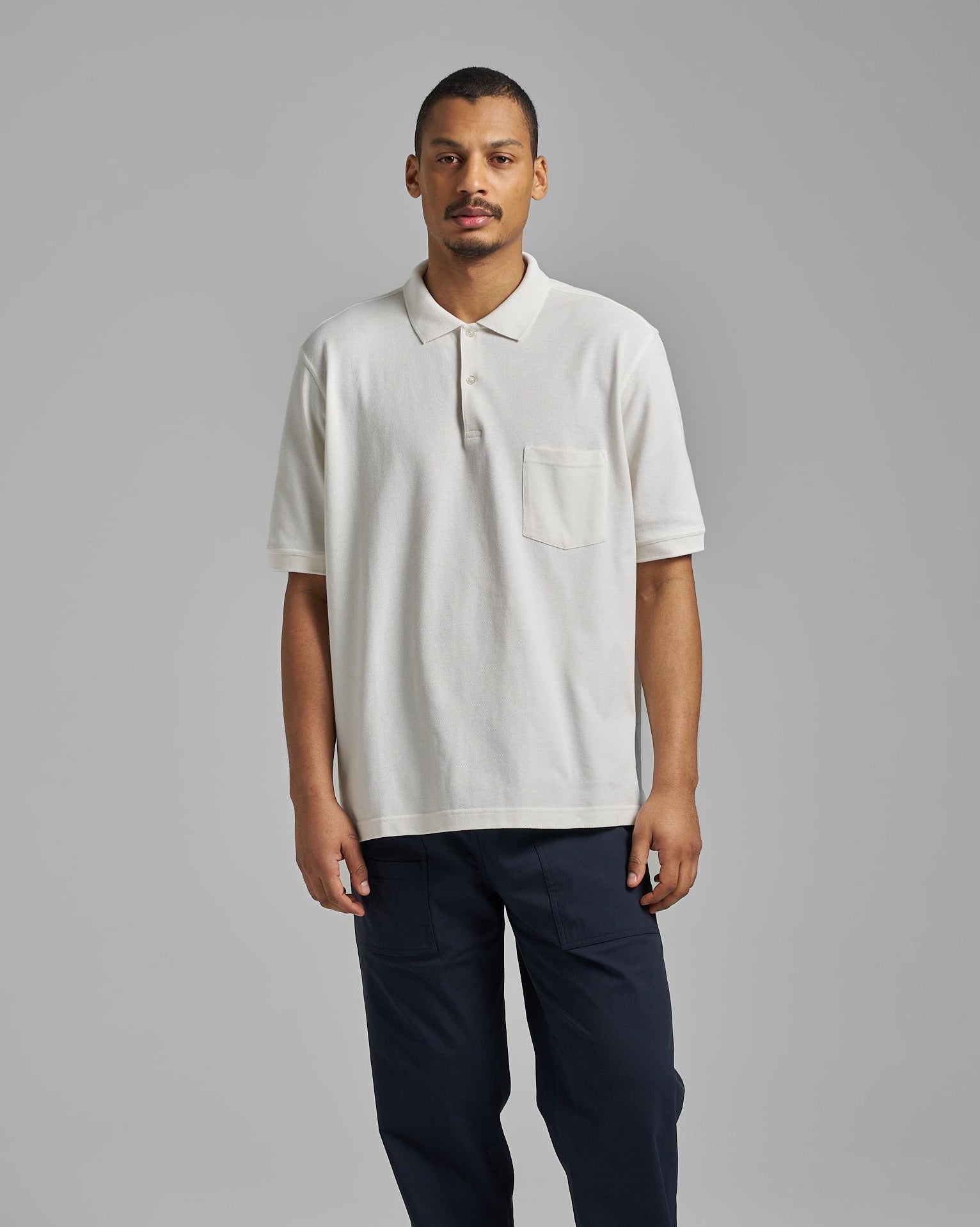 Short Sleeve Pique Pocket Polo