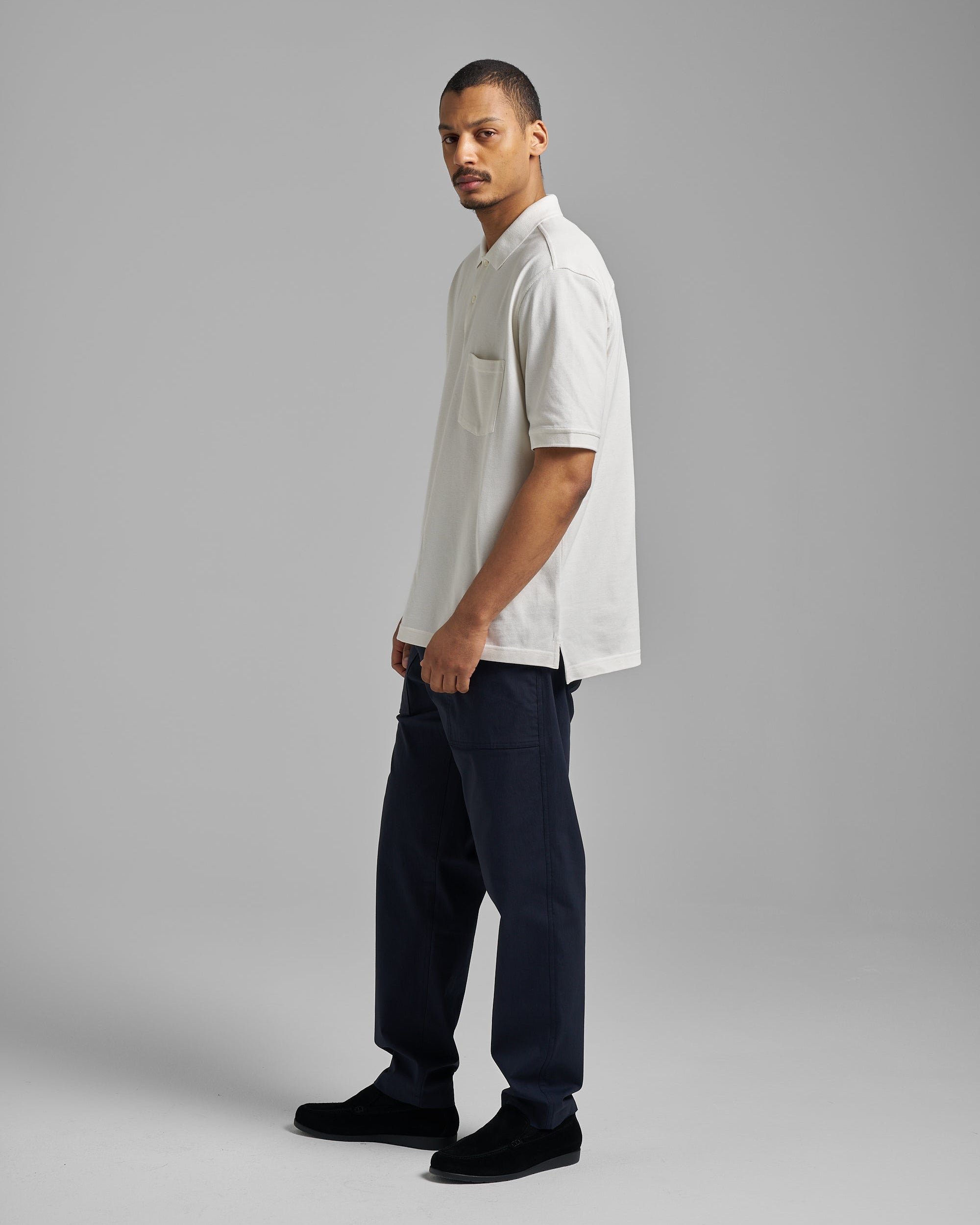 Short Sleeve Pique Pocket Polo