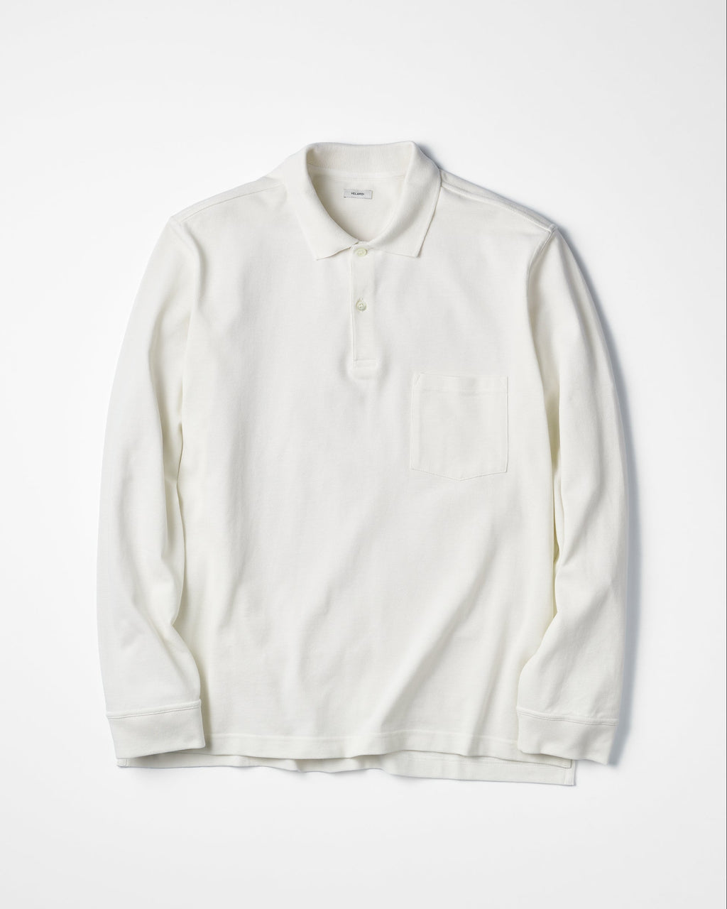 Long Sleeve Pique Pocket Polo