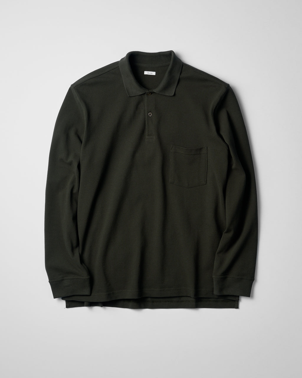 Long Sleeve Pique Pocket Polo