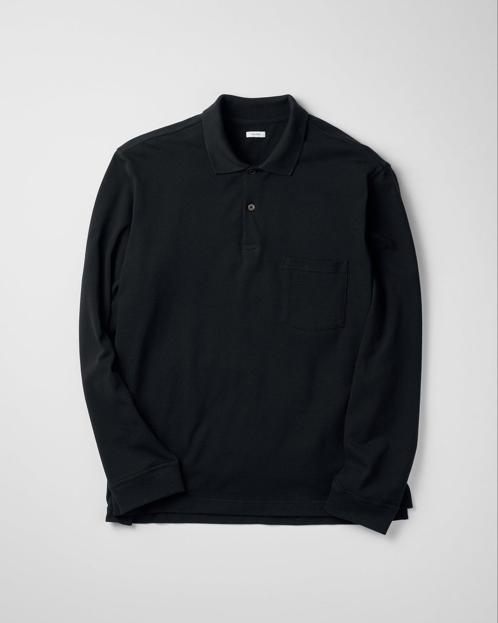 Long Sleeve Pique Pocket Polo
