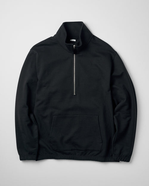 Half Zip Loopback Sweatshirt