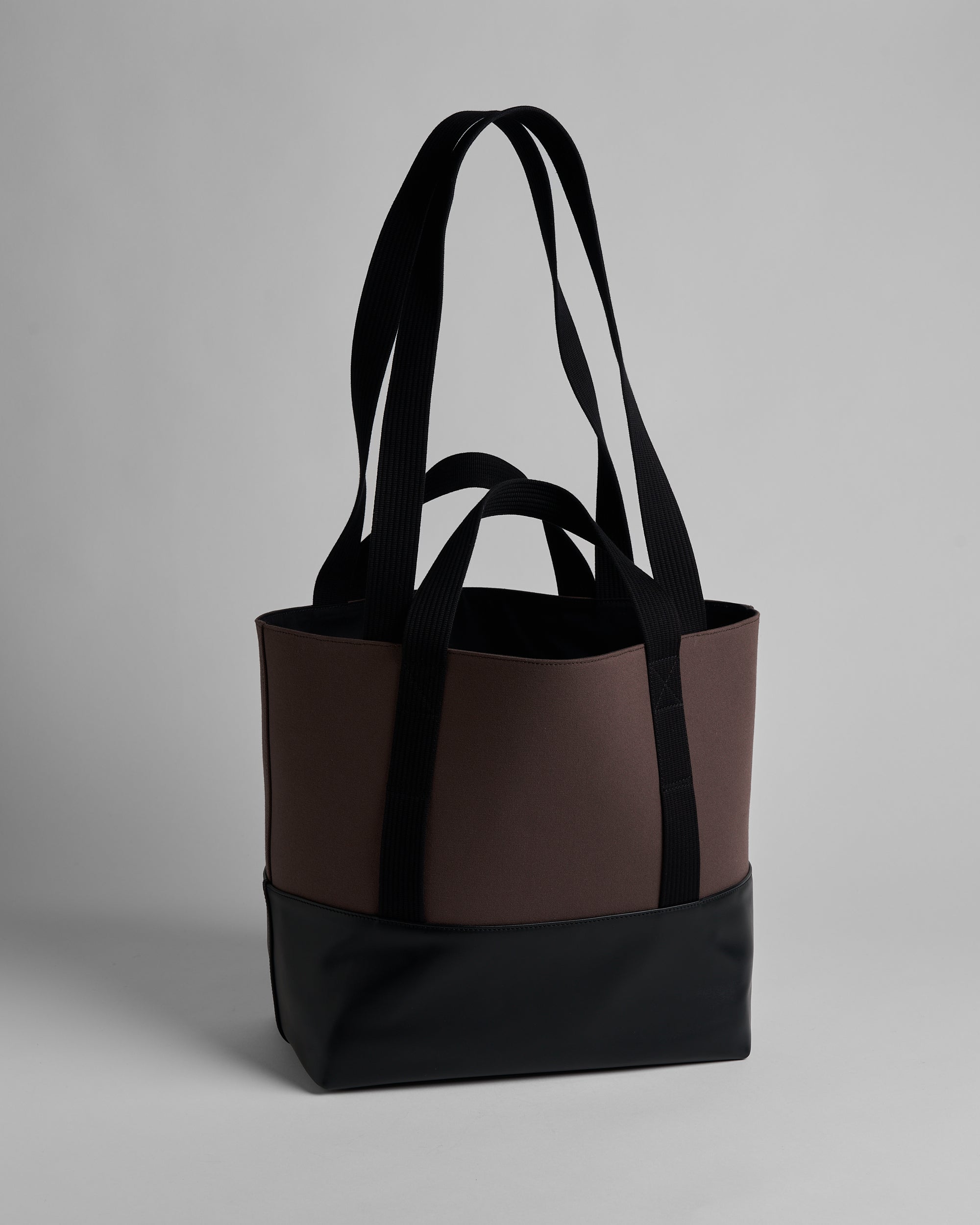 Canvas & Leather Daily Tote Bag