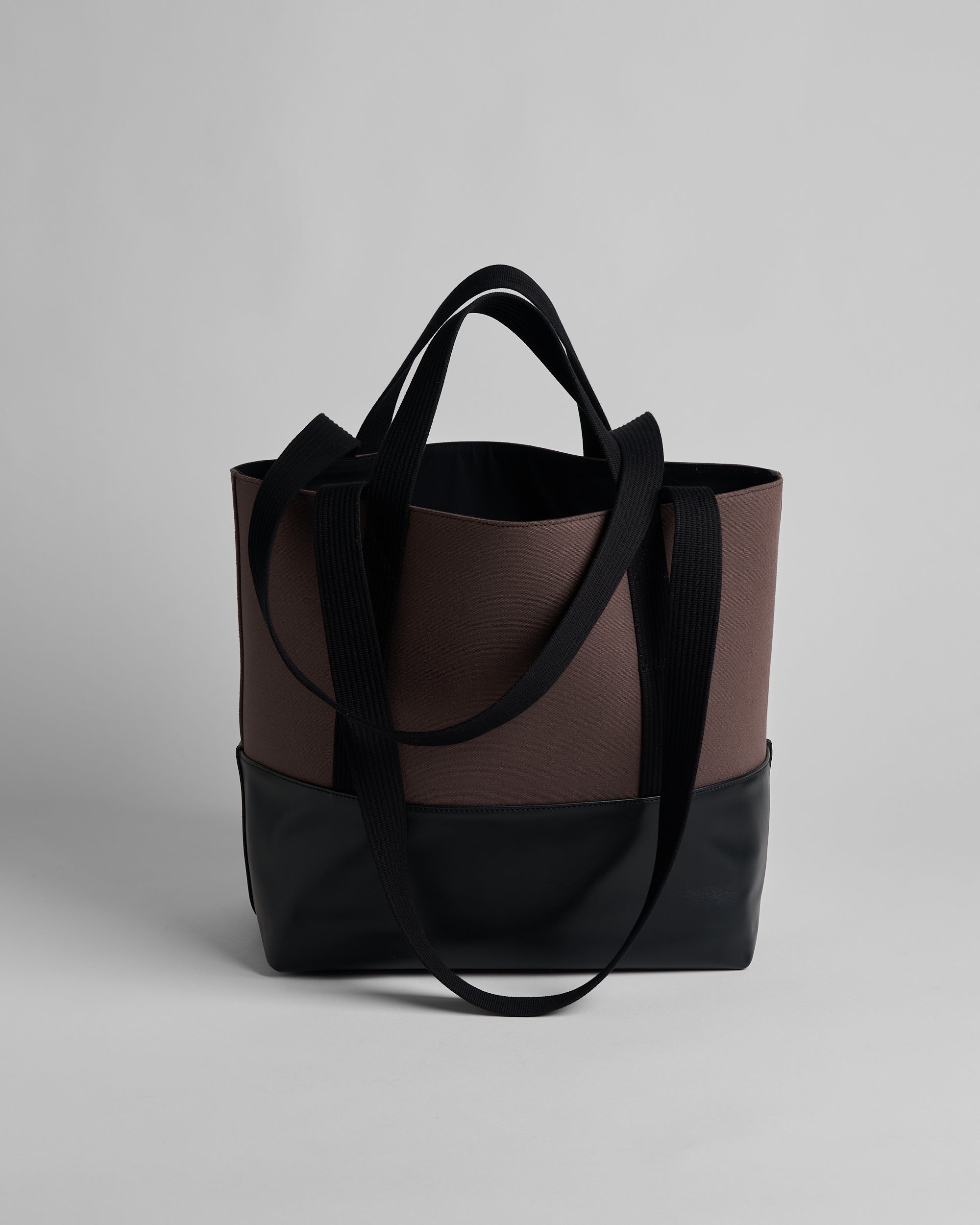 Canvas & Leather Daily Tote Bag