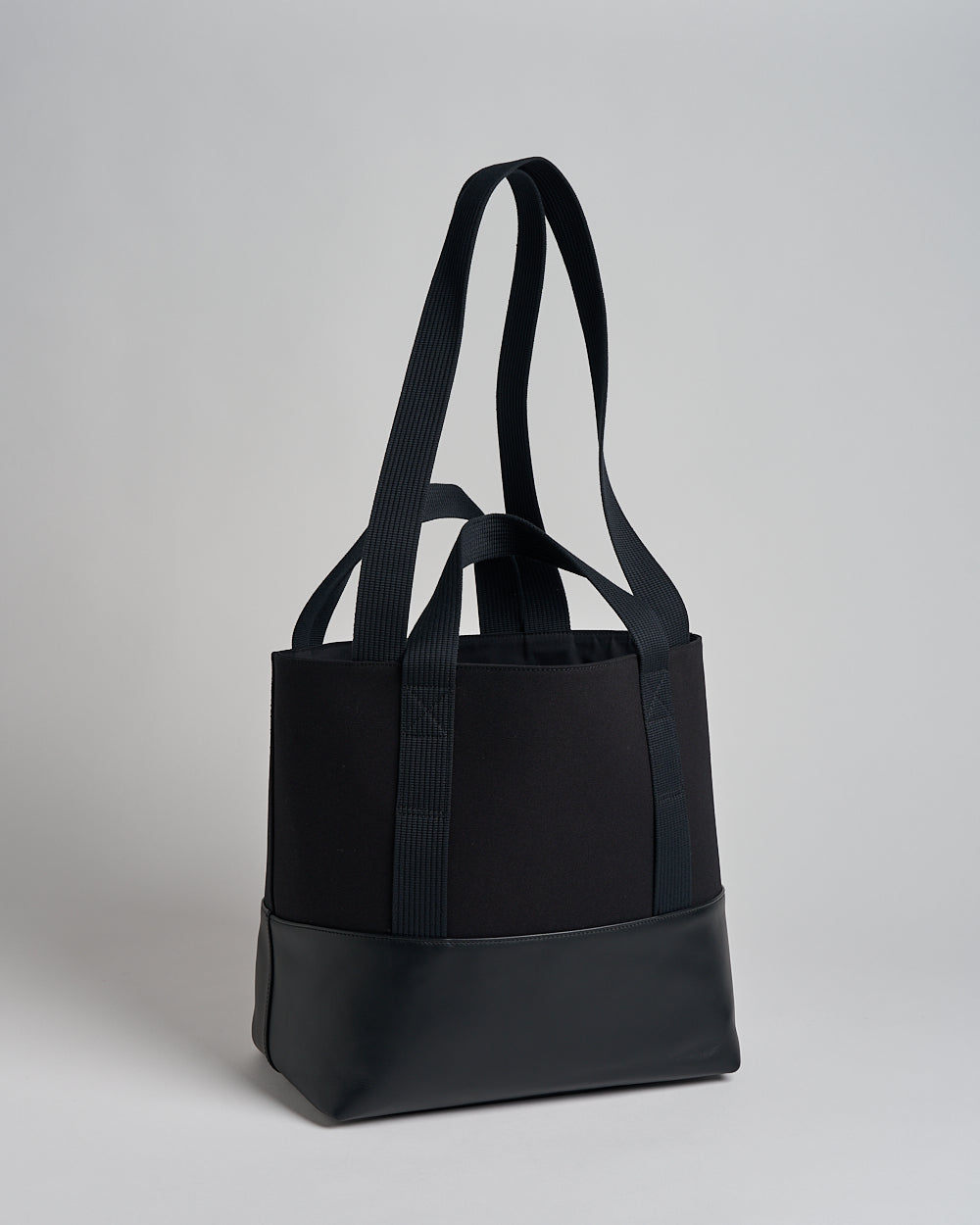 Canvas & Leather Daily Tote Bag