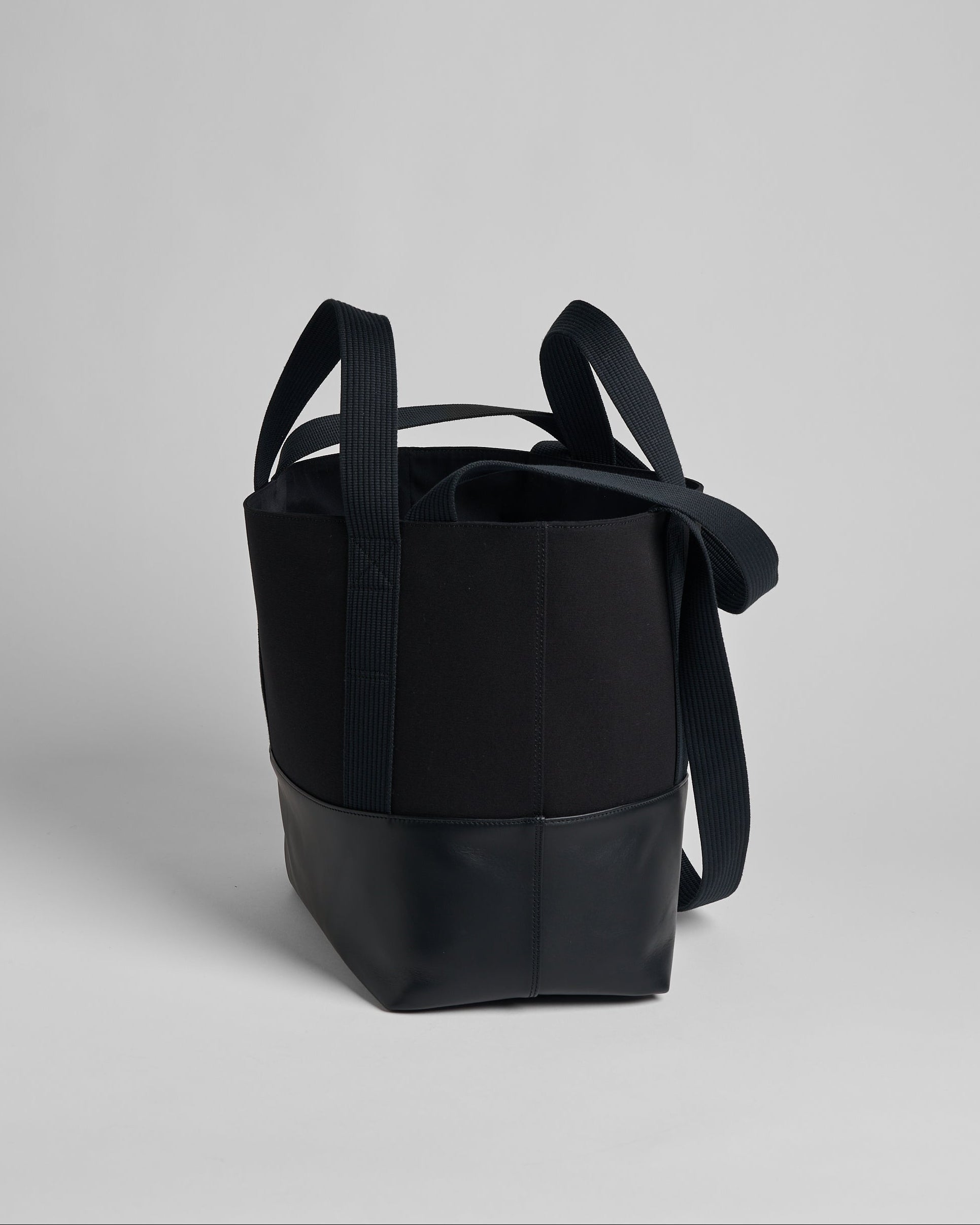 Canvas & Leather Daily Tote Bag