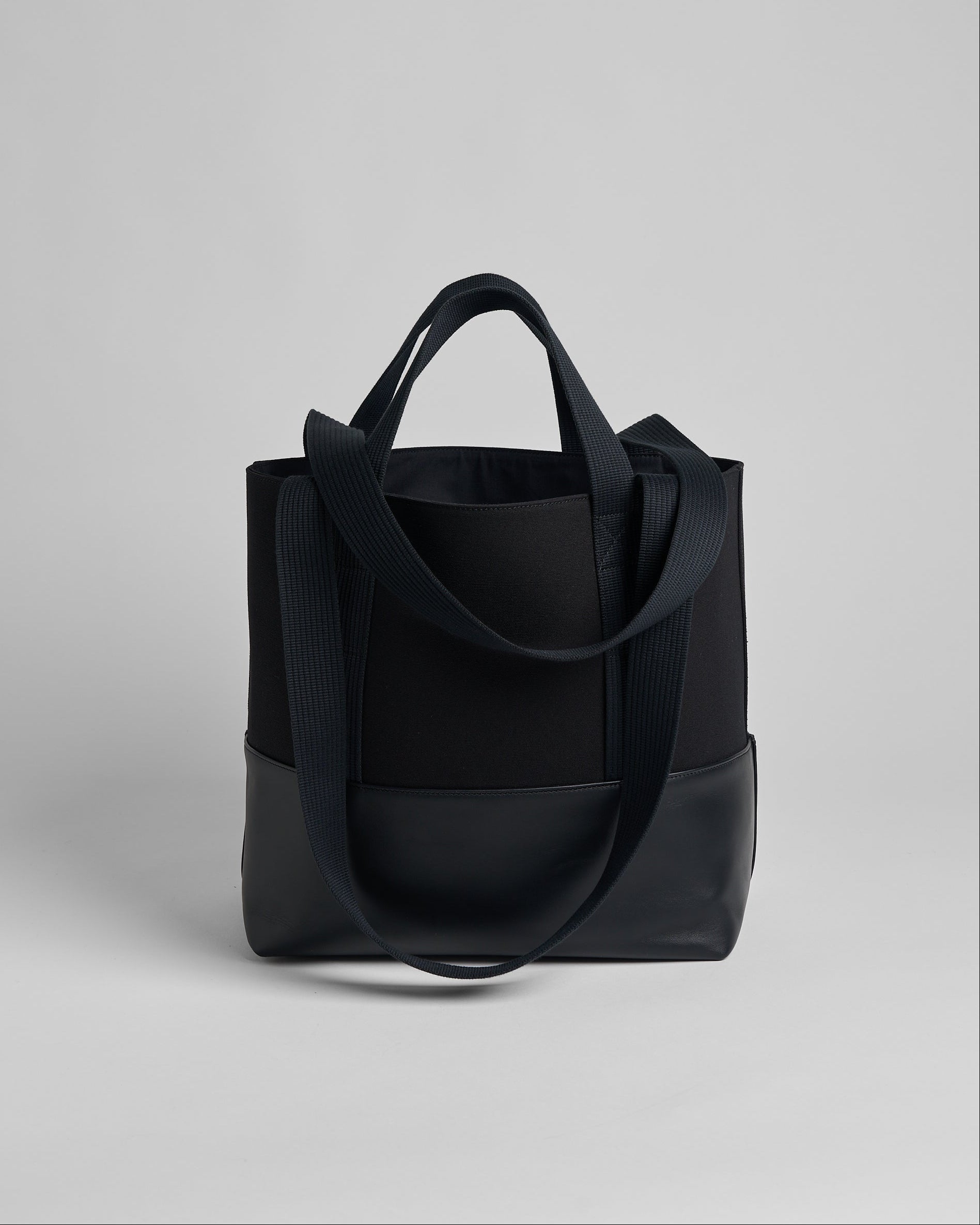 Canvas & Leather Daily Tote Bag