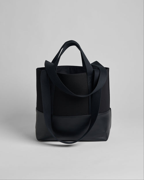 Canvas & Leather Daily Tote Bag